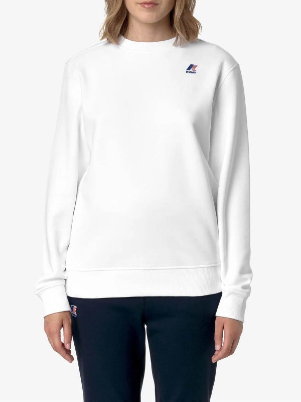 The Best Shops K-WAY: Escotes barcos - Suéter Con Escote Barco - Blanco