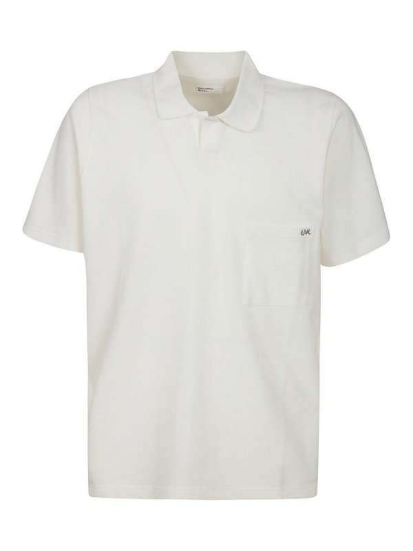 Universal Works: Poloshirts - Poloshirt - Weiß