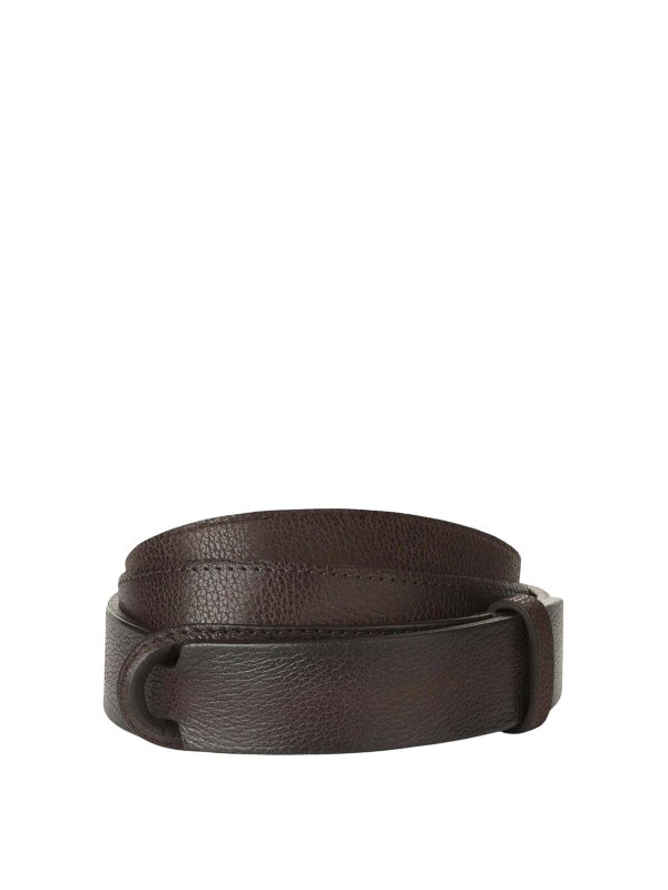 ORCIANI: Cinturones - Cinturón - Marrón Oscuro