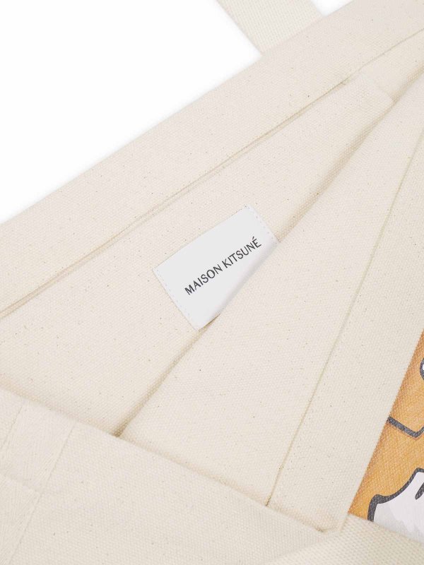 The Best Shops MAISON KITSUNÉ: Handtaschen - Shopper - Hellbeige
