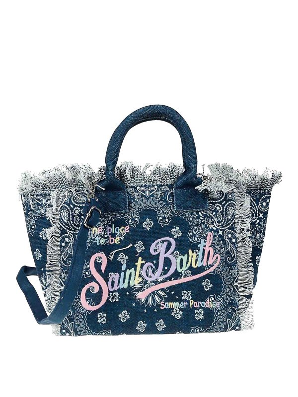 MC2 SAINT BARTH: Handtaschen - Shopper - Blau