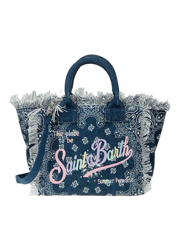 MC2 SAINT BARTH: Handtaschen online - Shopper - Blau