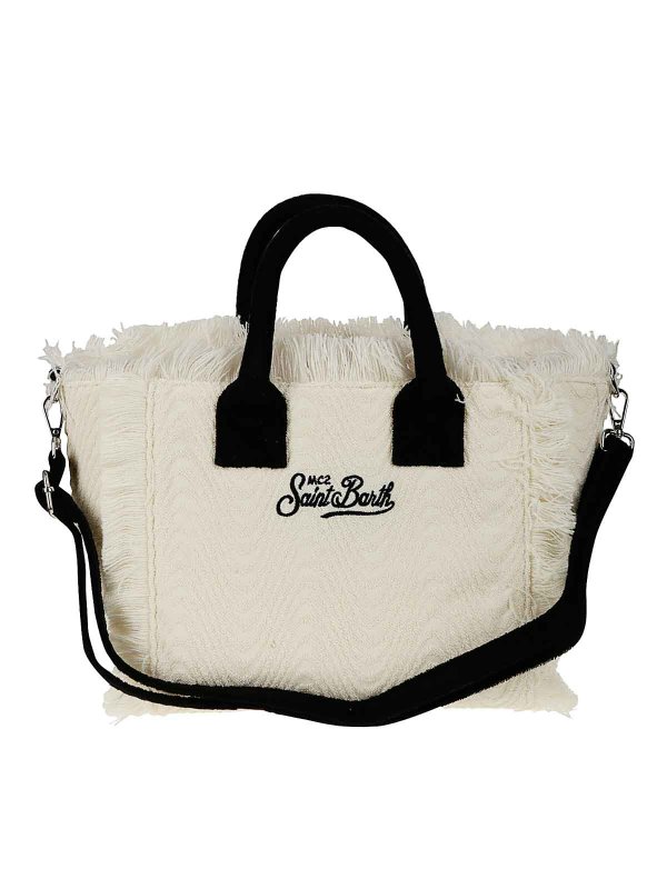 MC2 SAINT BARTH: Handtaschen online - Shopper - Weiß