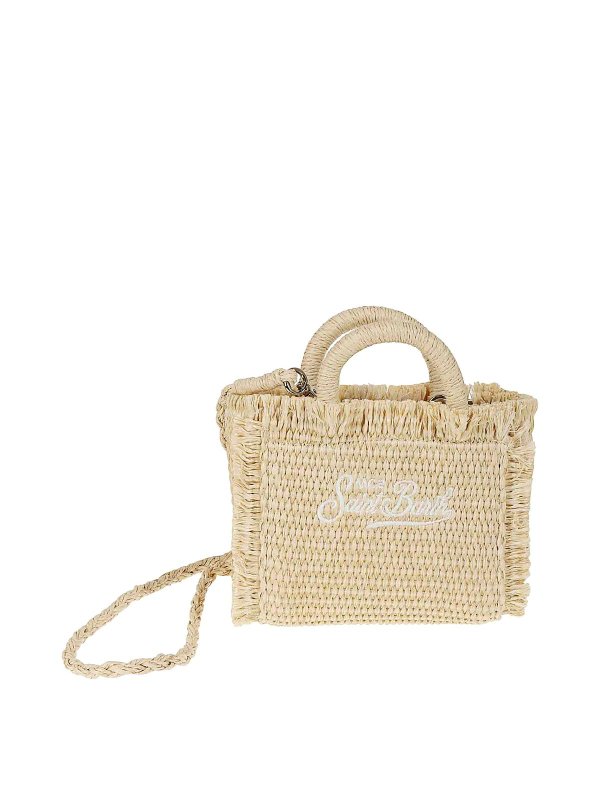 MC2 SAINT BARTH: cross body bags - Vanity Micro Straw bag