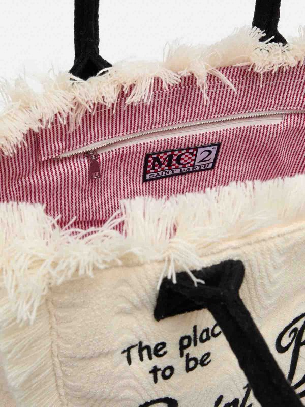 クロスボディバッグ - 白 shop online: MC2 SAINT BARTH