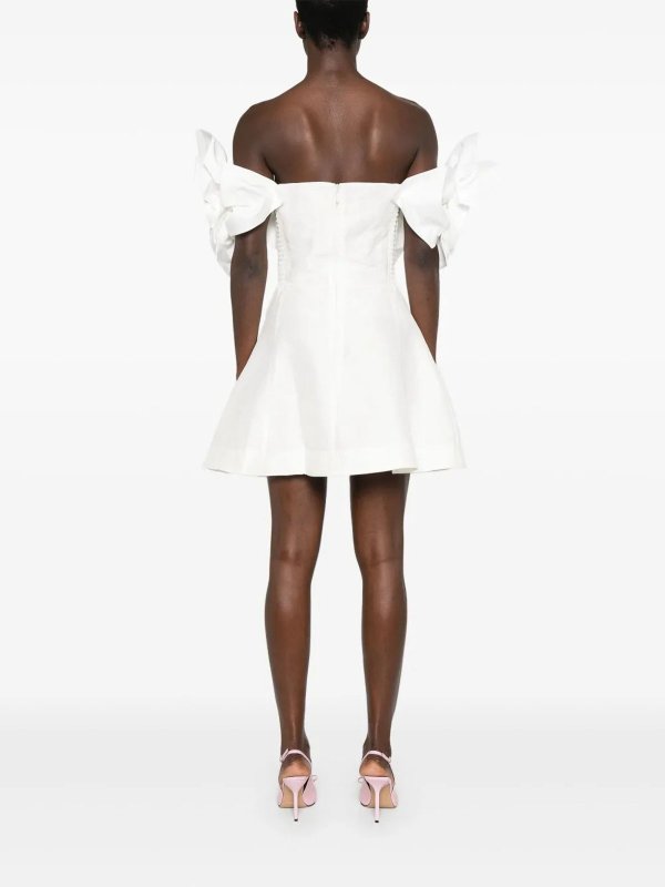 ショートドレス - 白 shop online: AJE