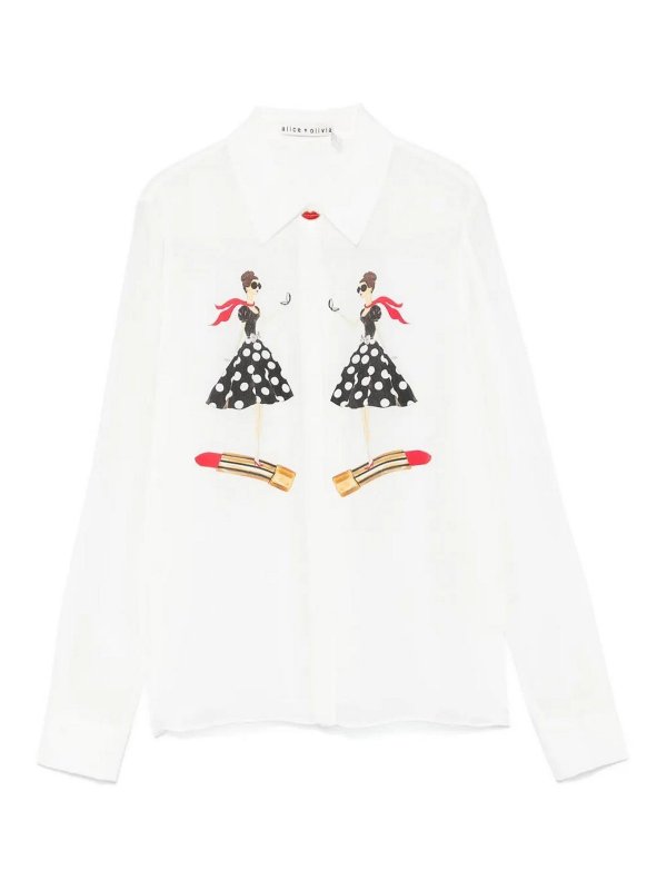 ALICE+OLIVIA: Tops & Tank tops - Willa Placket Top