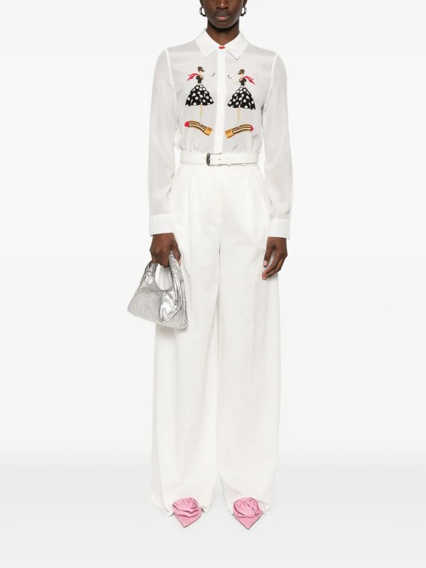 The Best Shops ALICE+OLIVIA: Tops & Tank tops - Willa Placket Top