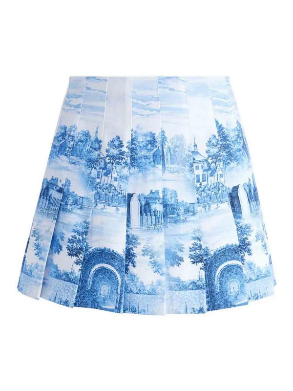 ALICE+OLIVIA: Knielange und Midi Röcke - Midirock - Hellblau