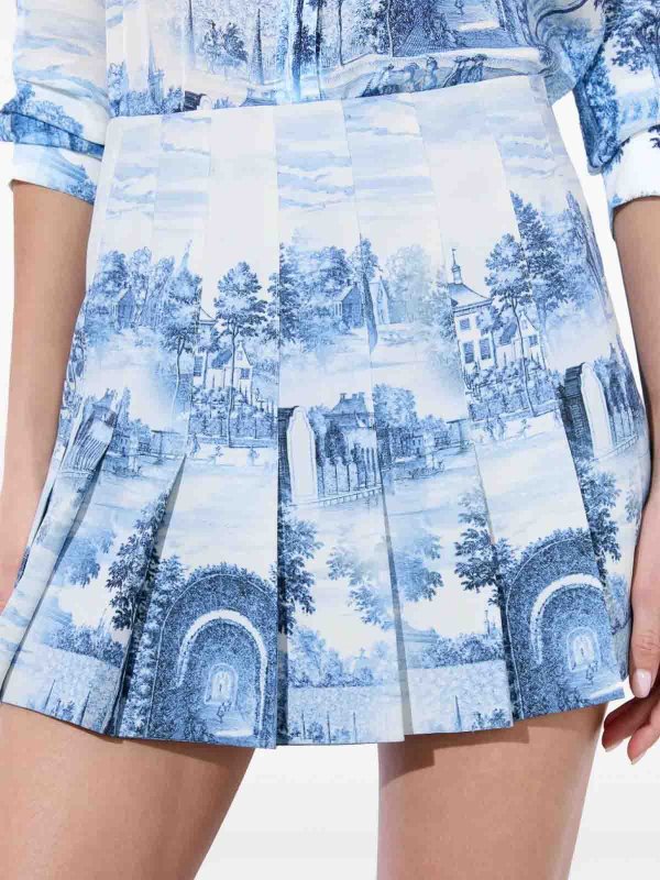 ALICE+OLIVIA: Knielange und Midi Röcke online - Midirock - Hellblau