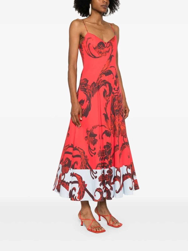 ALICE+OLIVIA: Maxi robe online - Maxi Robe - Rouge