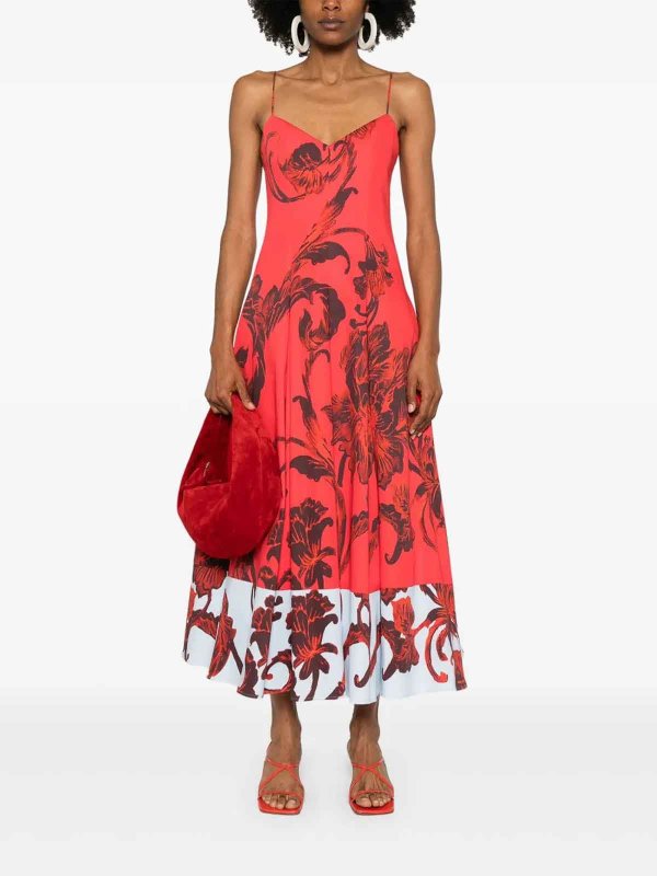 The Best Shops ALICE+OLIVIA: Maxi robe - Maxi Robe - Rouge