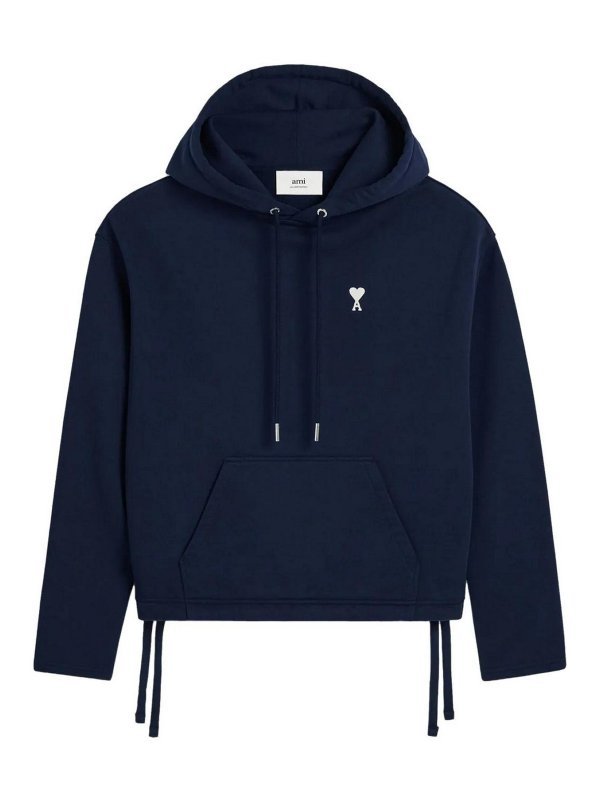 AMI PARIS: Sudaderas y suéteres - Sudadera - Azul