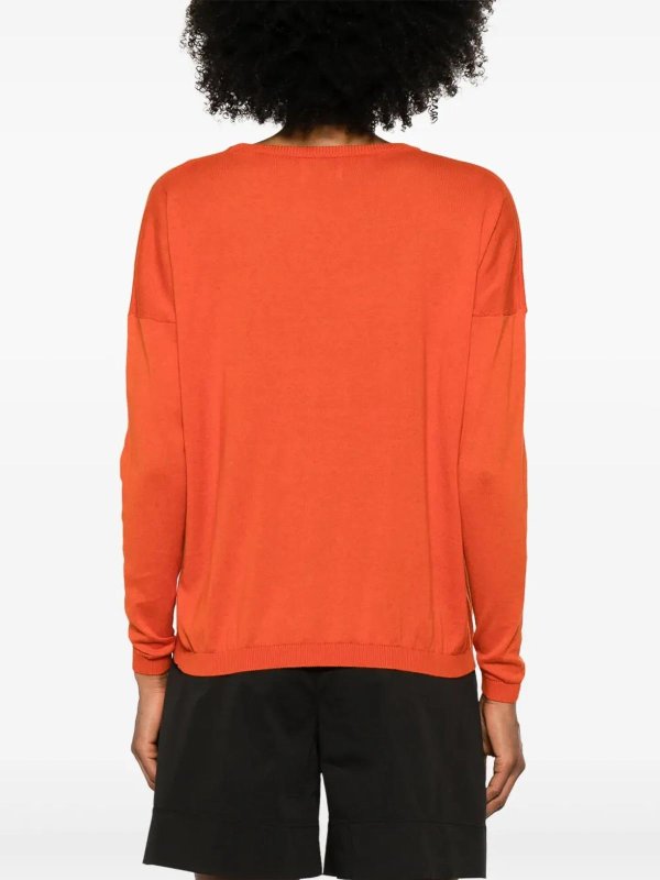 クルーネック - オレンジ shop online: BE YOU