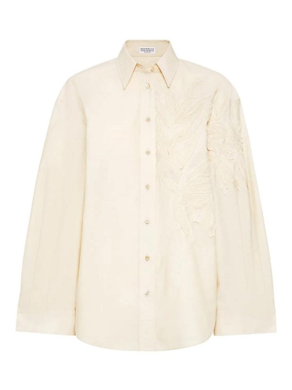 BRUNELLO CUCINELLI: Hemden - Hemd - Beige