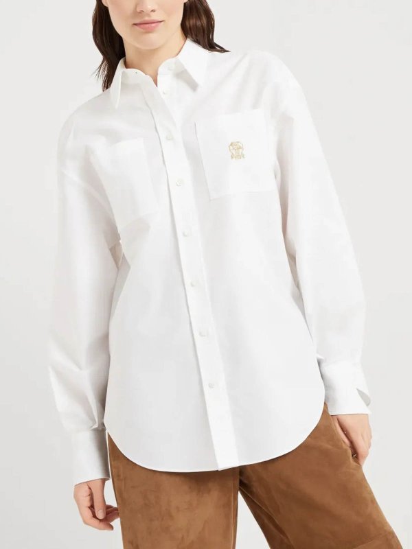 The Best Shops BRUNELLO CUCINELLI: シャツ - シャツ - 白