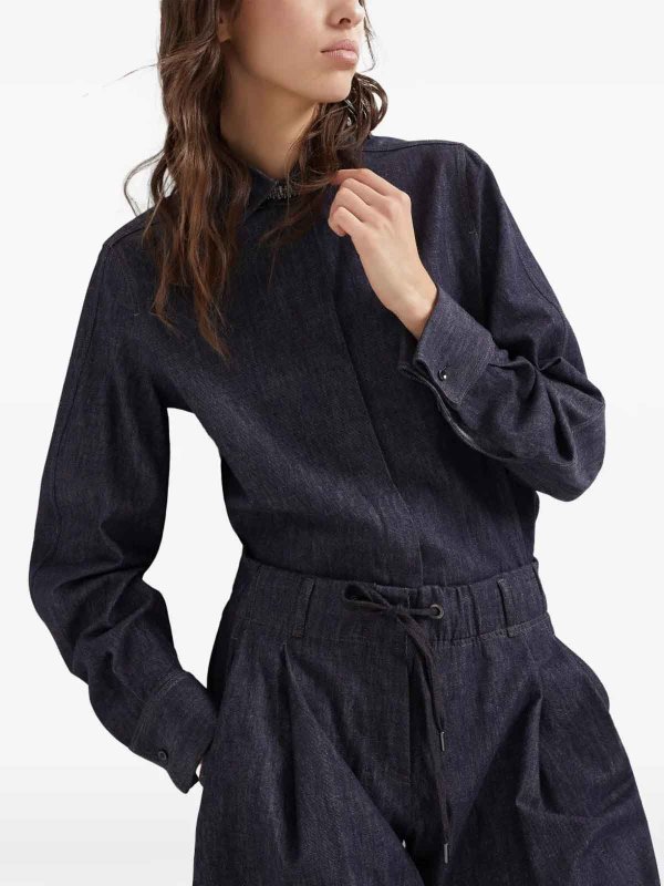 BRUNELLO CUCINELLI: Chemises online - Chemise - Denim