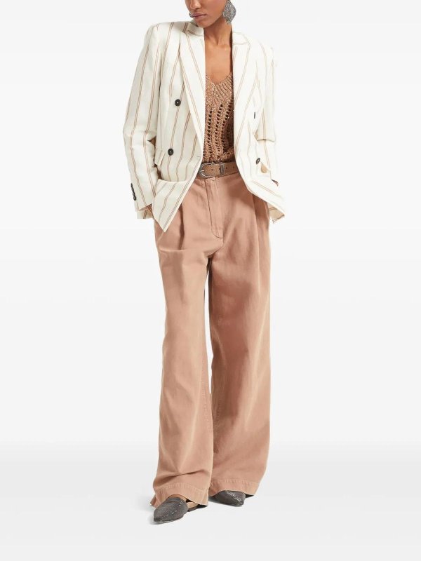 The Best Shops BRUNELLO CUCINELLI: ブーツカットジーンズ - ブーツカットジーンズ - ブラウン