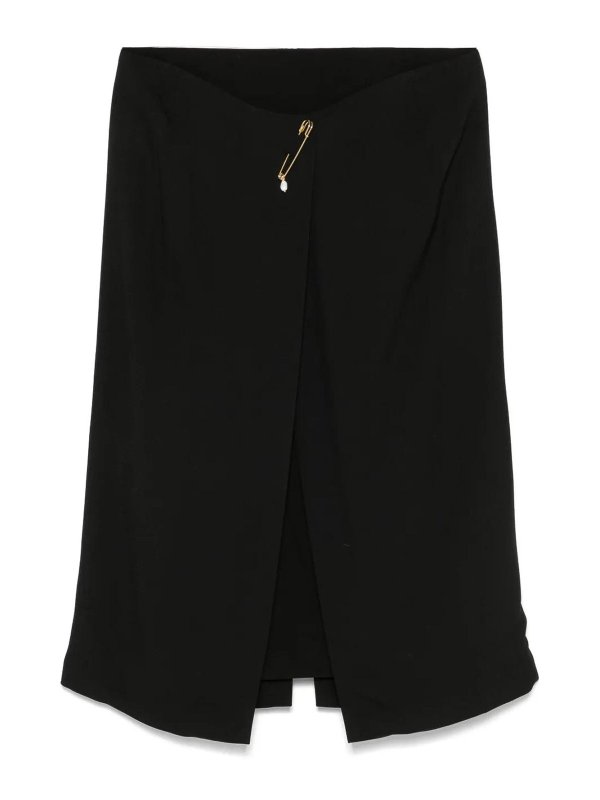 CARVEN: Faldas media pierna y semilargas - Falda Semilarga - Negro