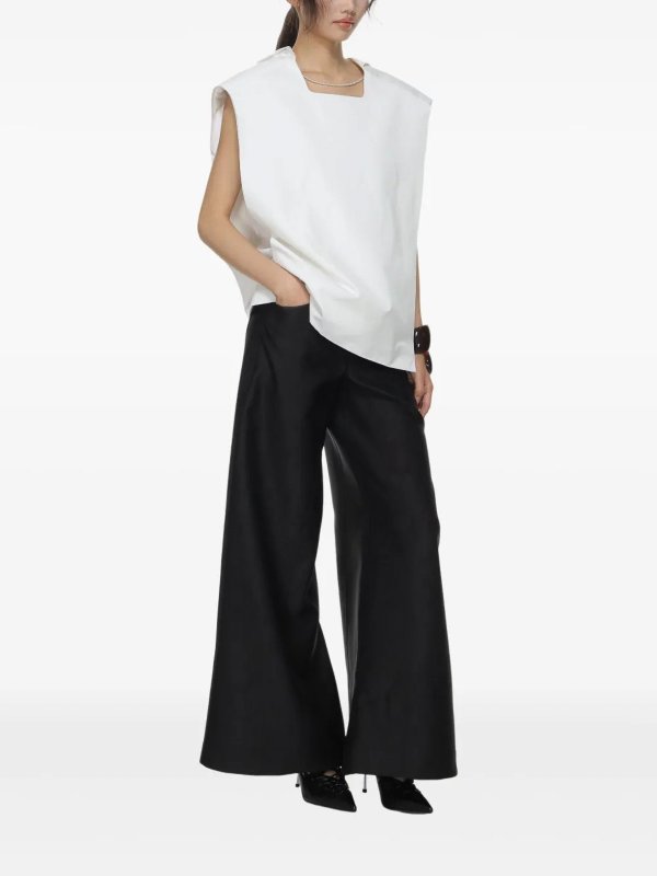 CARVEN: Tops & Tank tops online - Square Top In Duchesse
