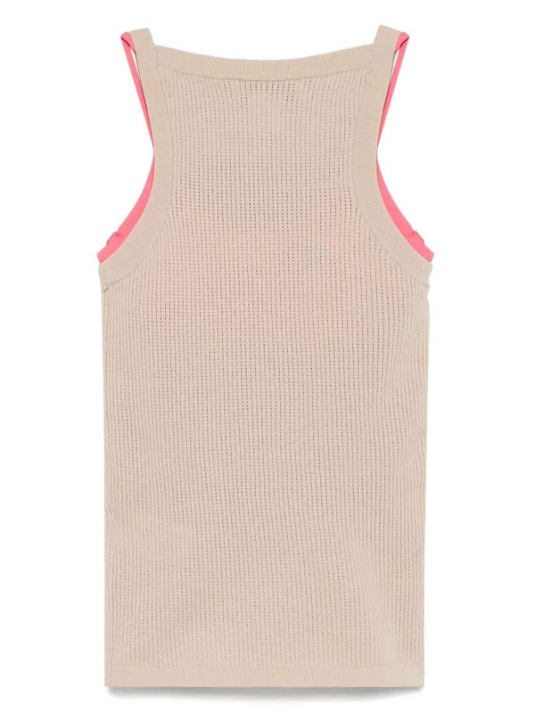 DKNY: Tops y camisetas sin mangas online - Top - Plata