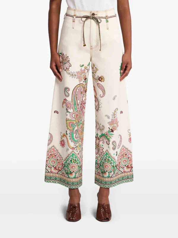 ETRO: ストレートジーンズ online - ストレートジーンズ - 白