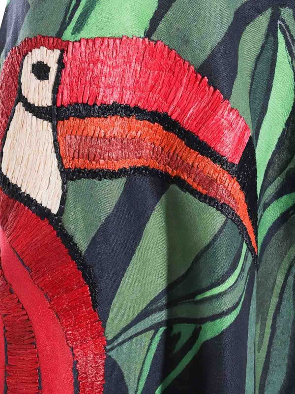 FARM RIO: ニーレングススカート＆ミディ丈 online - 膝丈/ミディスカート - 緑