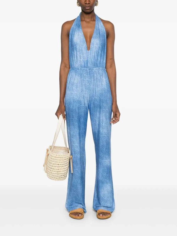 The Best Shops FISICO: ジャンプスーツ - ジャンプスーツ - デニム