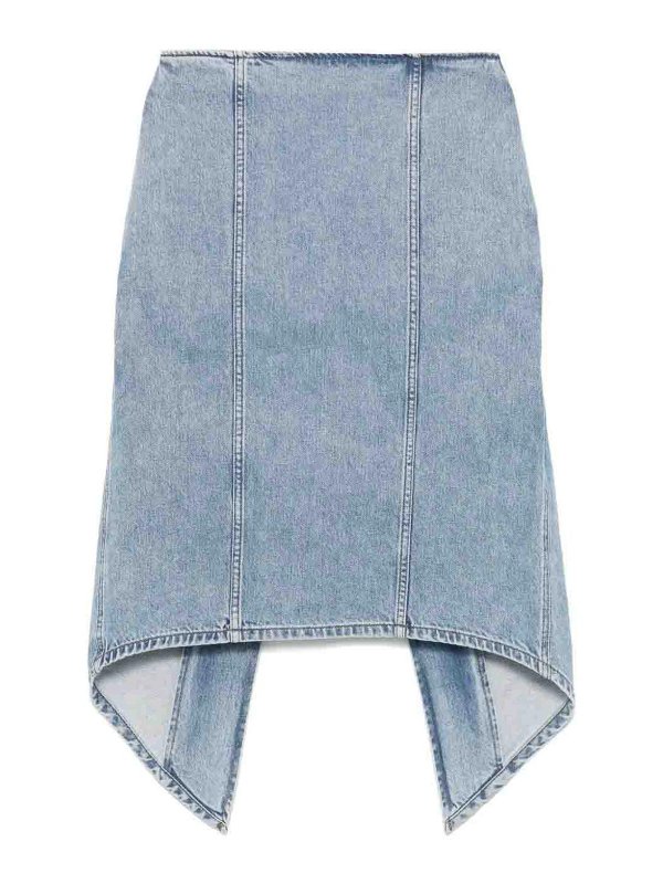 J.W. ANDERSON: Knee length skirts & Midi - Layered Midi Skirt