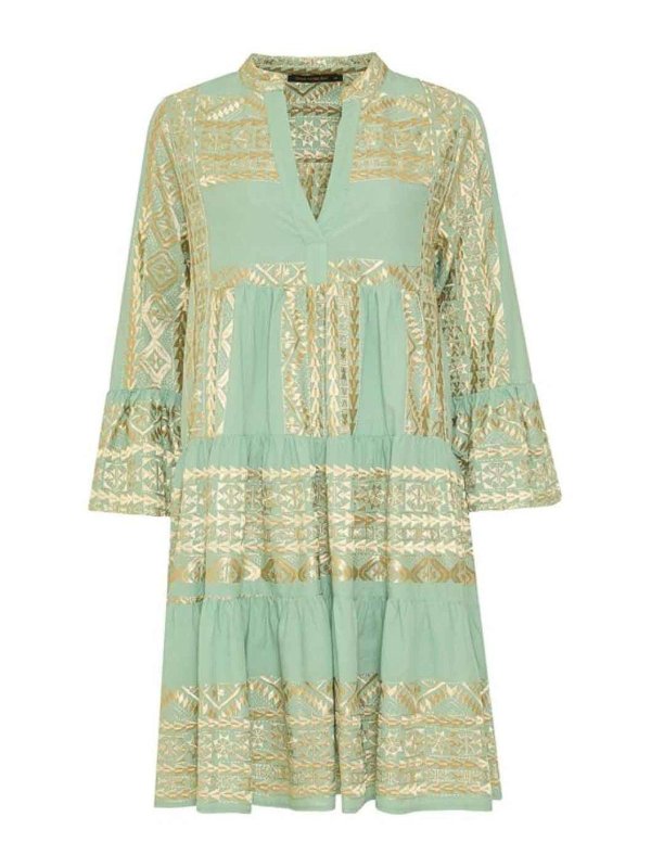 KORI: ニーレングスドレス - 膝丈ドレス - 緑