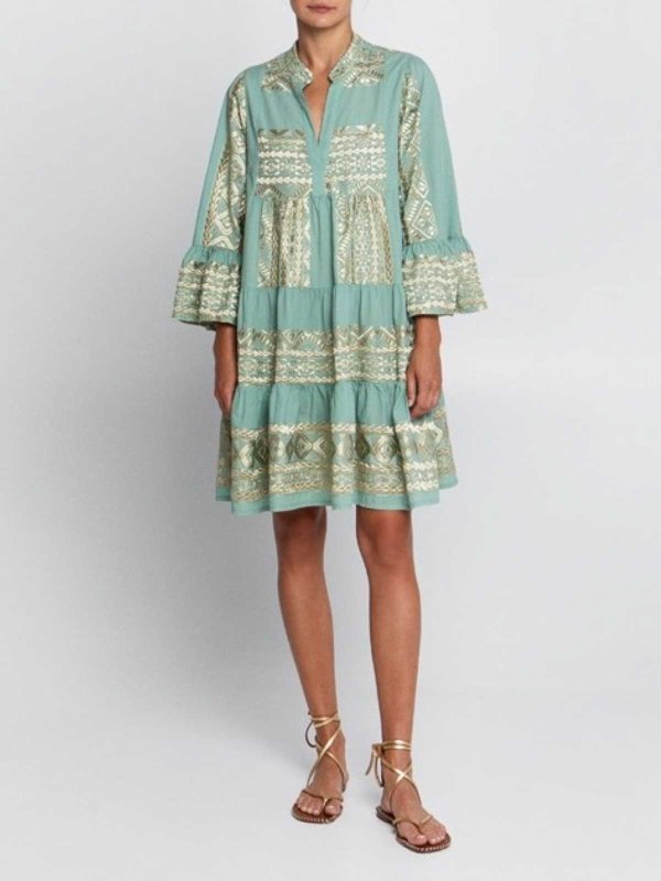 KORI: ニーレングスドレス online - 膝丈ドレス - 緑