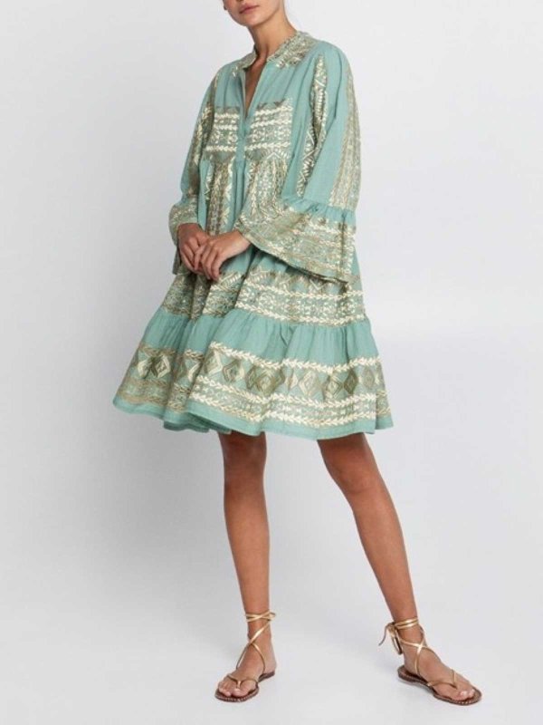 The Best Shops KORI: ニーレングスドレス - 膝丈ドレス - 緑