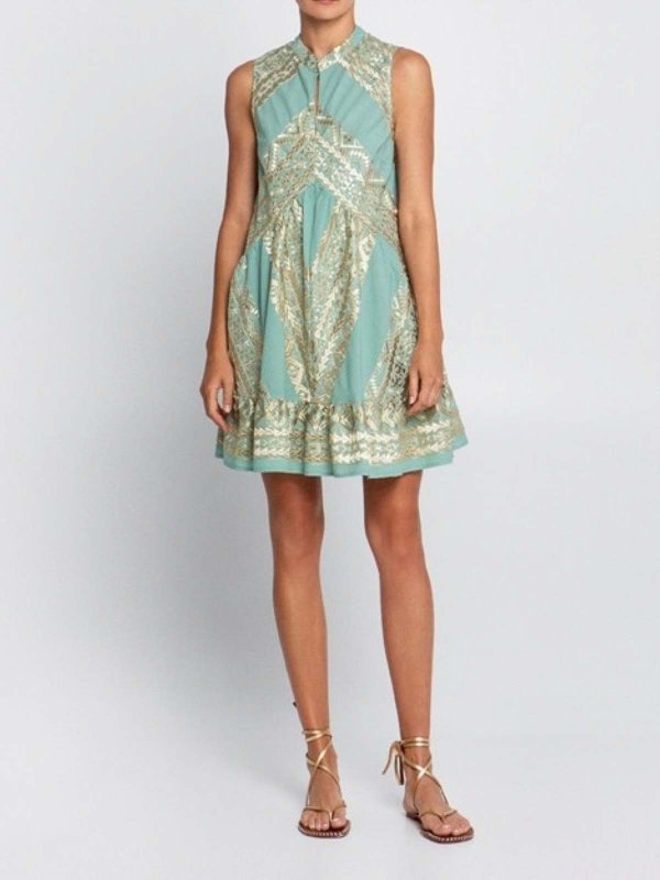 The Best Shops KORI: ニーレングスドレス - 膝丈ドレス - 緑