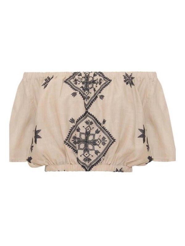 KORI: Tops y camisetas sin mangas - Top - Beis