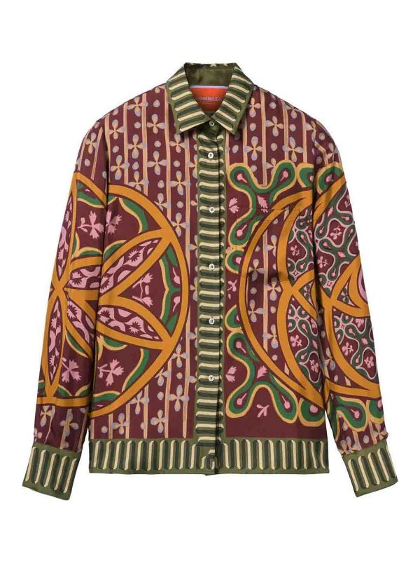 LA DOUBLEJ: Camisas - Camisa - Verde