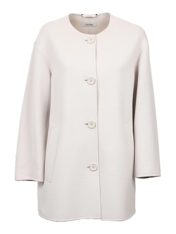 Max Mara: クルーネック - クルーネック - 白