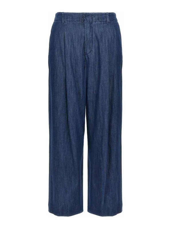 Max Mara: Jeans Rectos - Vaqueros Rectos - Denim