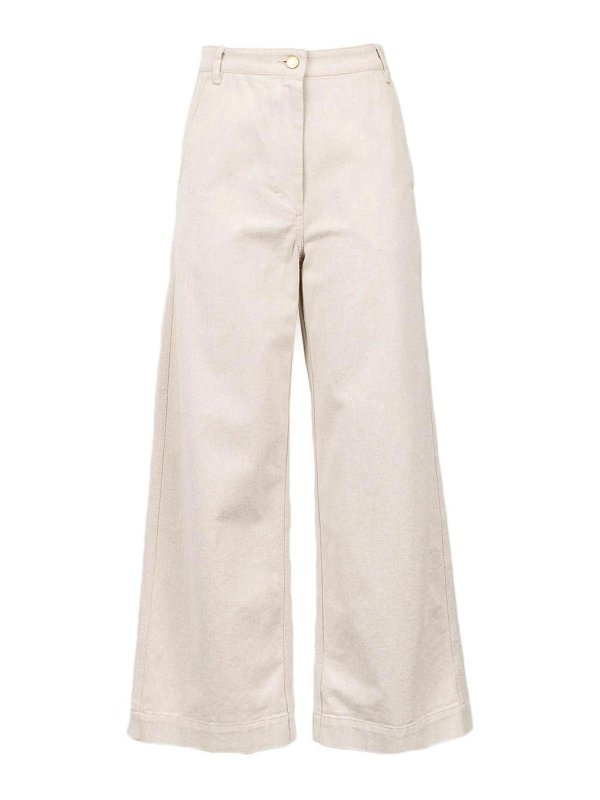 Max Mara: Casual Hosen - Casual Hose - Weiß
