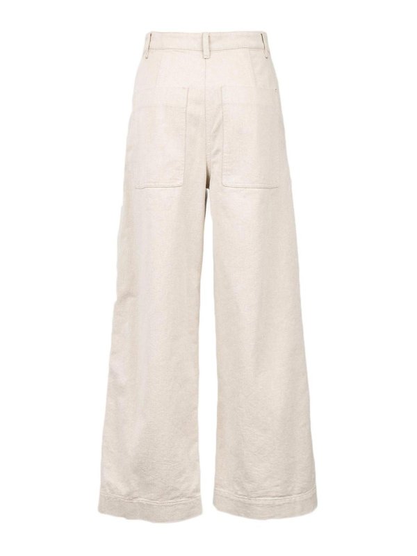 Max Mara: Casual Hosen online - Casual Hose - Weiß