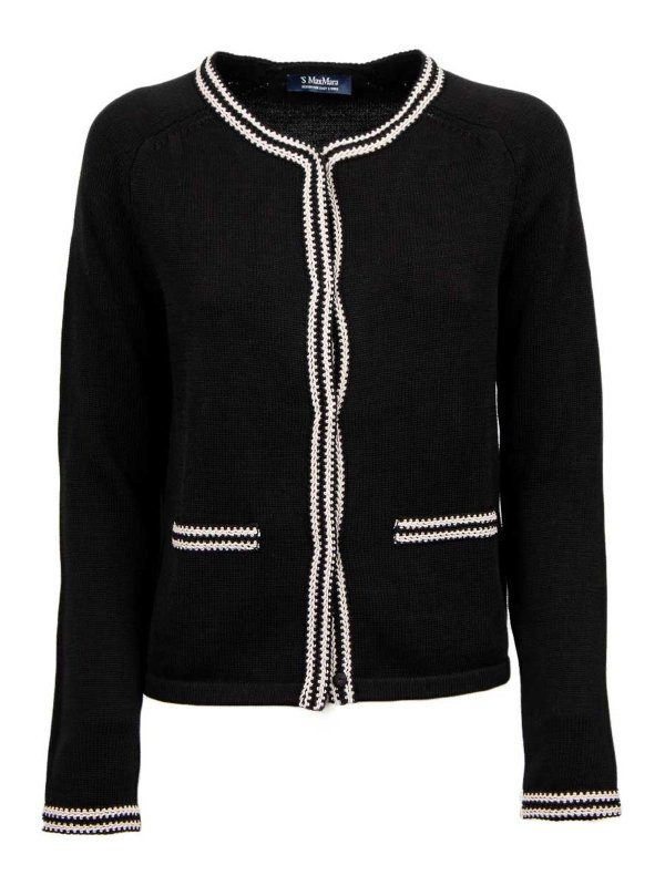MaxMara カーディガン ブラック Max Mara カーディガン - 黒 - ブラック | ZENOBIA003