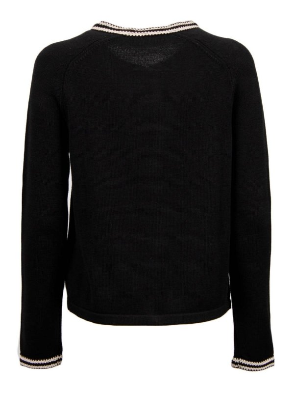 売り切り超美品S Max Maraビーズ付き ブラック カーディガン 超美品S Max Maraビーズ付き ブラック クロップドカーディガン