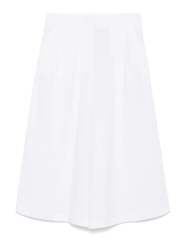 MERCI: ニーレングススカート＆ミディ丈 - 膝丈/ミディスカート - 白