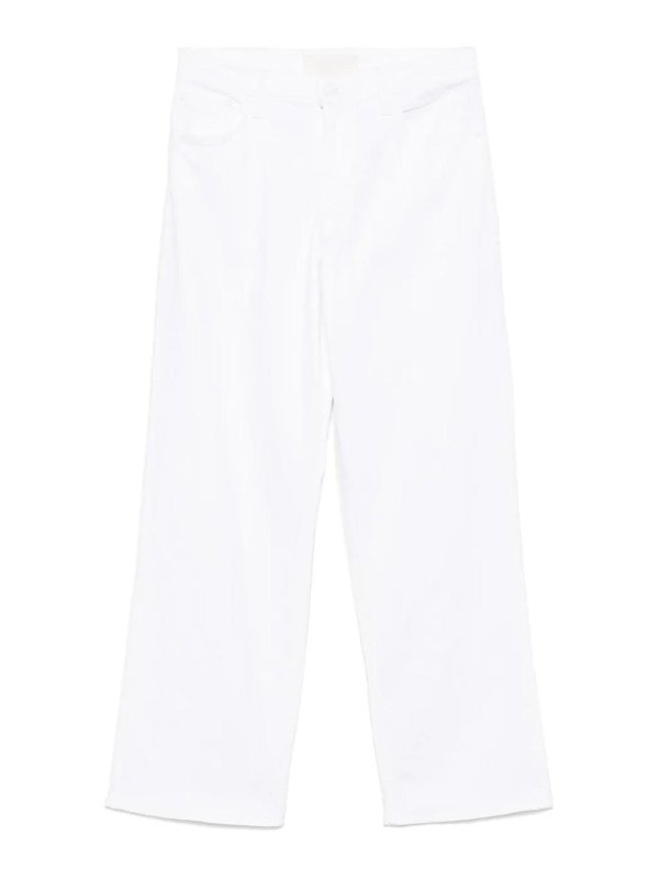 MOTHER: ストレートジーンズ - ストレートジーンズ - 白