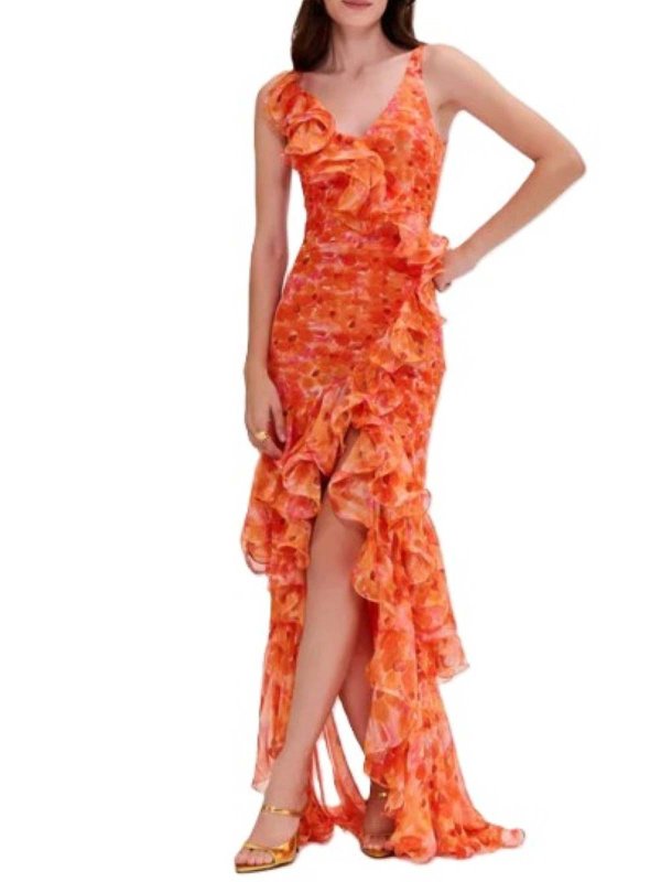 The Best Shops PATBO: Maxikleider - Maxikleid - Orange