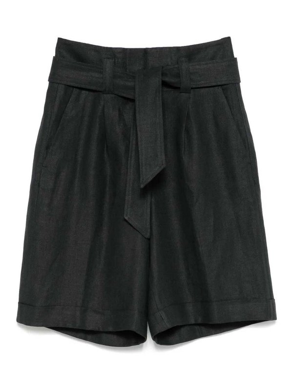 PESERICO: トラウザーショーツ - ショートパンツ - ブルー