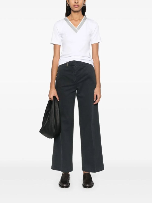 The Best Shops PESERICO: カジュアルトラウザー - カジュアルパンツ - ブルー