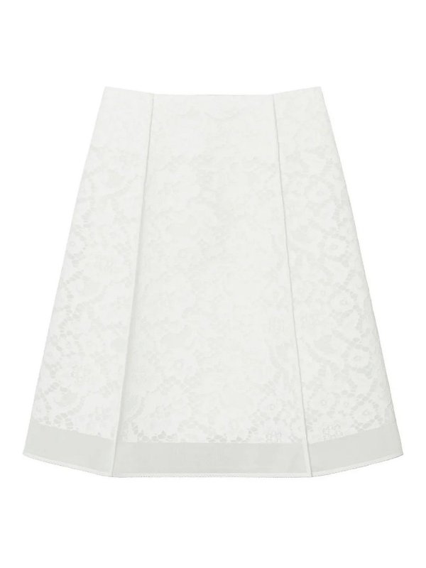 TORY BURCH: Knee length skirts & Midi - Corded Lace Skirt