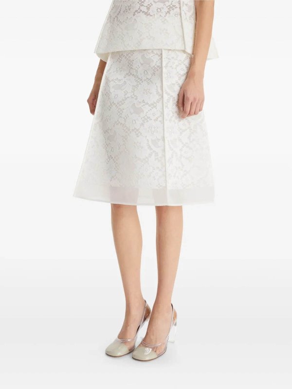 TORY BURCH: Knee length skirts & Midi online - Corded Lace Skirt