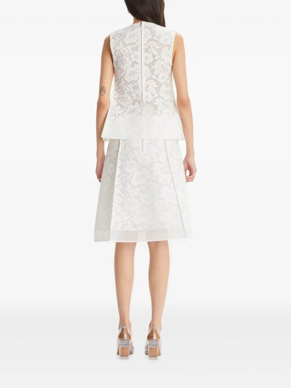 Corded Lace Skirt shop online: TORY BURCH