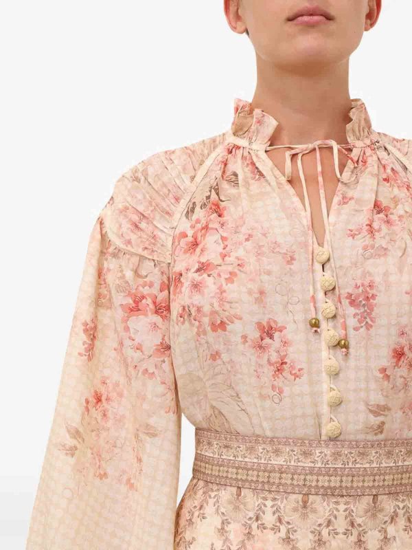 ZIMMERMANN: Blouses online - Blouse - Rouge